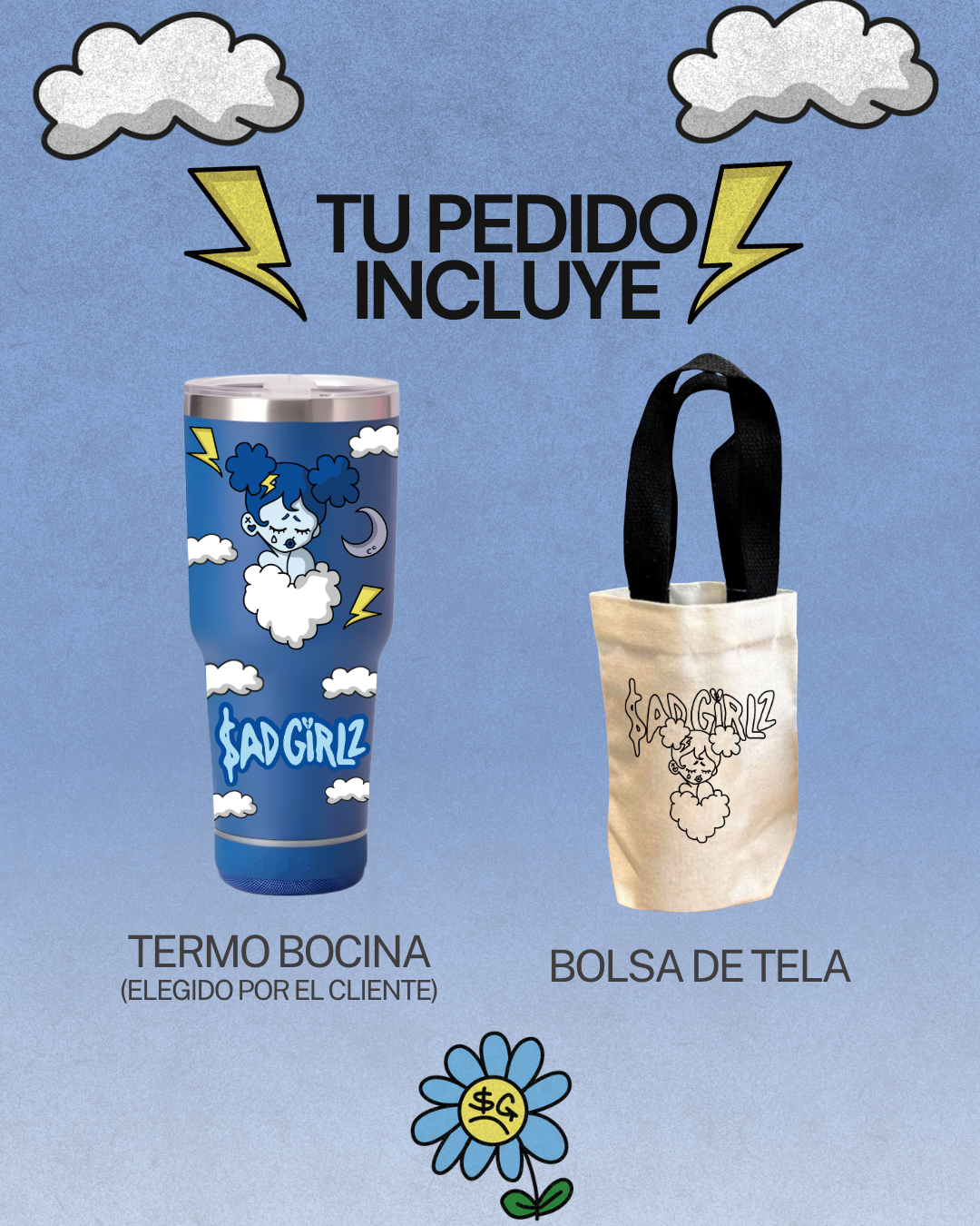 TERMO BOCINA-SADGIRLZ BLUE